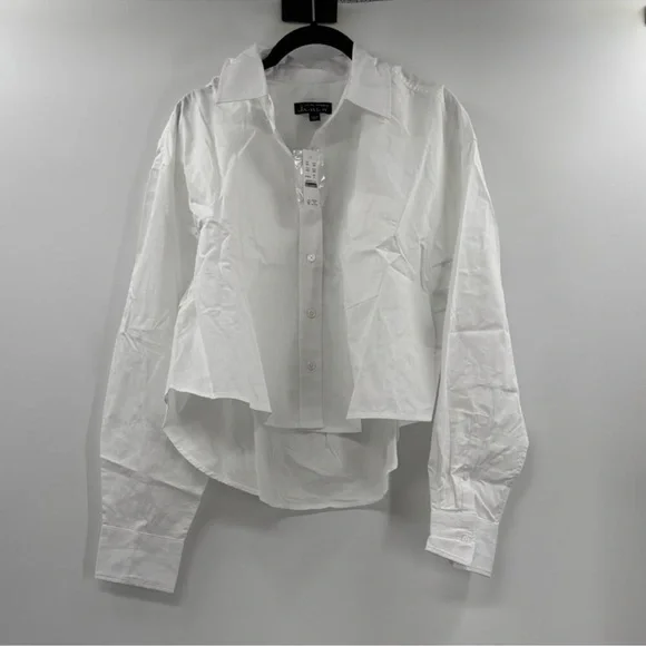 J.Crew Étienne cropped button-up shirt in cotton poplin - Picture 5 of 8